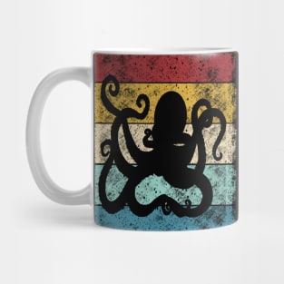 Retro never dies kraken octopus design Mug